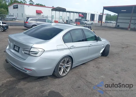 2017 BMW 330I из США, поврежденный, VIN WBA8B9C36HK885681